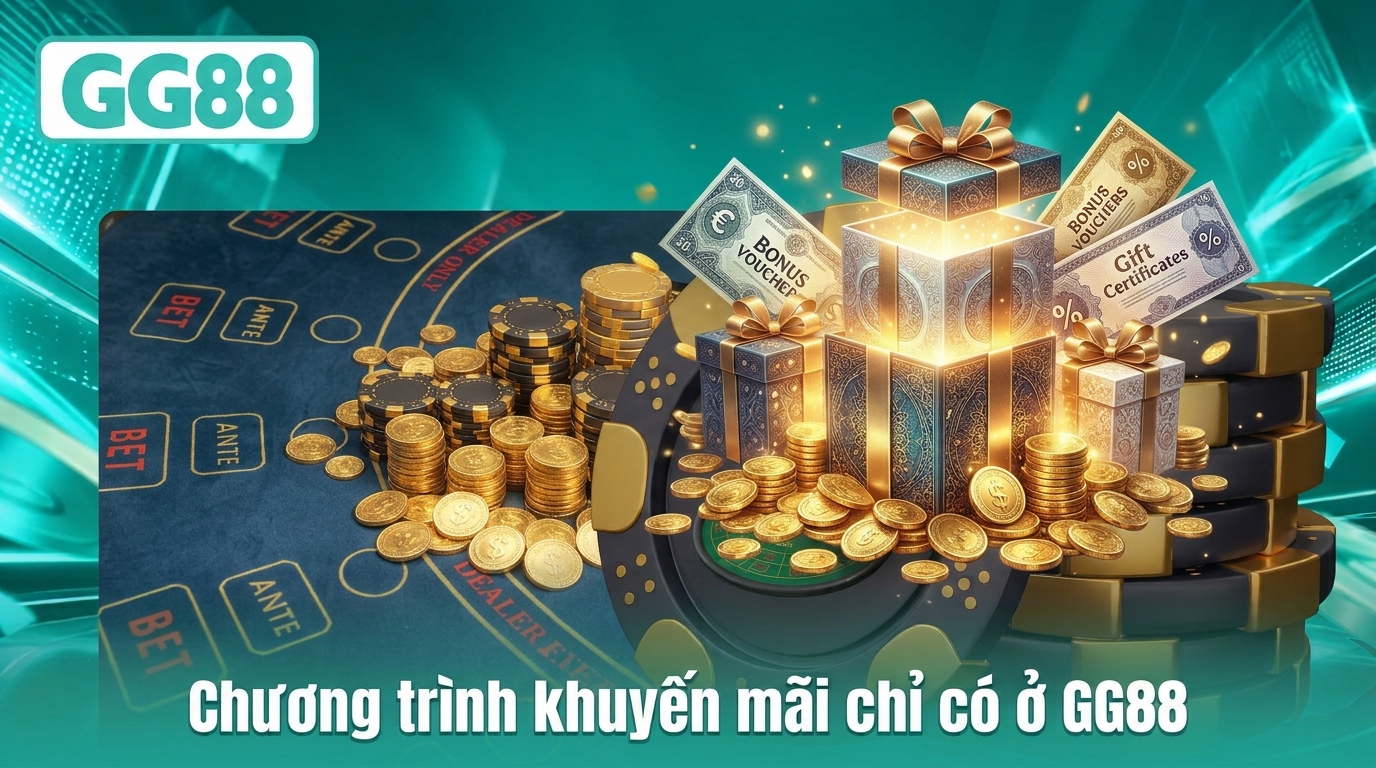 Chương trình khuyến mãi chỉ có ở GG88