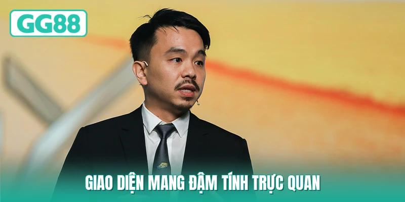 Giao diện mang đậm tính trực quan