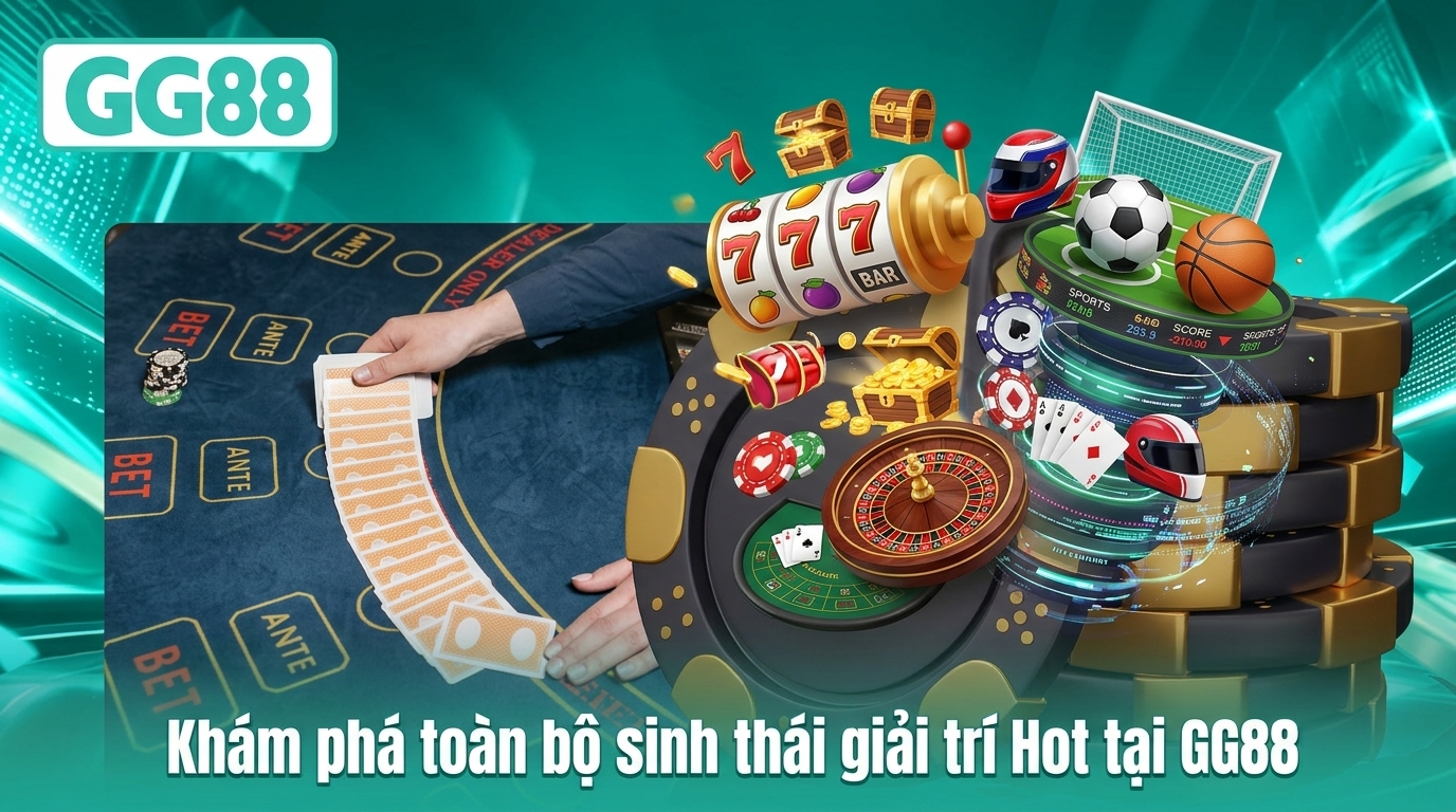Khám phá toàn bộ sinh thái giải trí Hot tại GG88